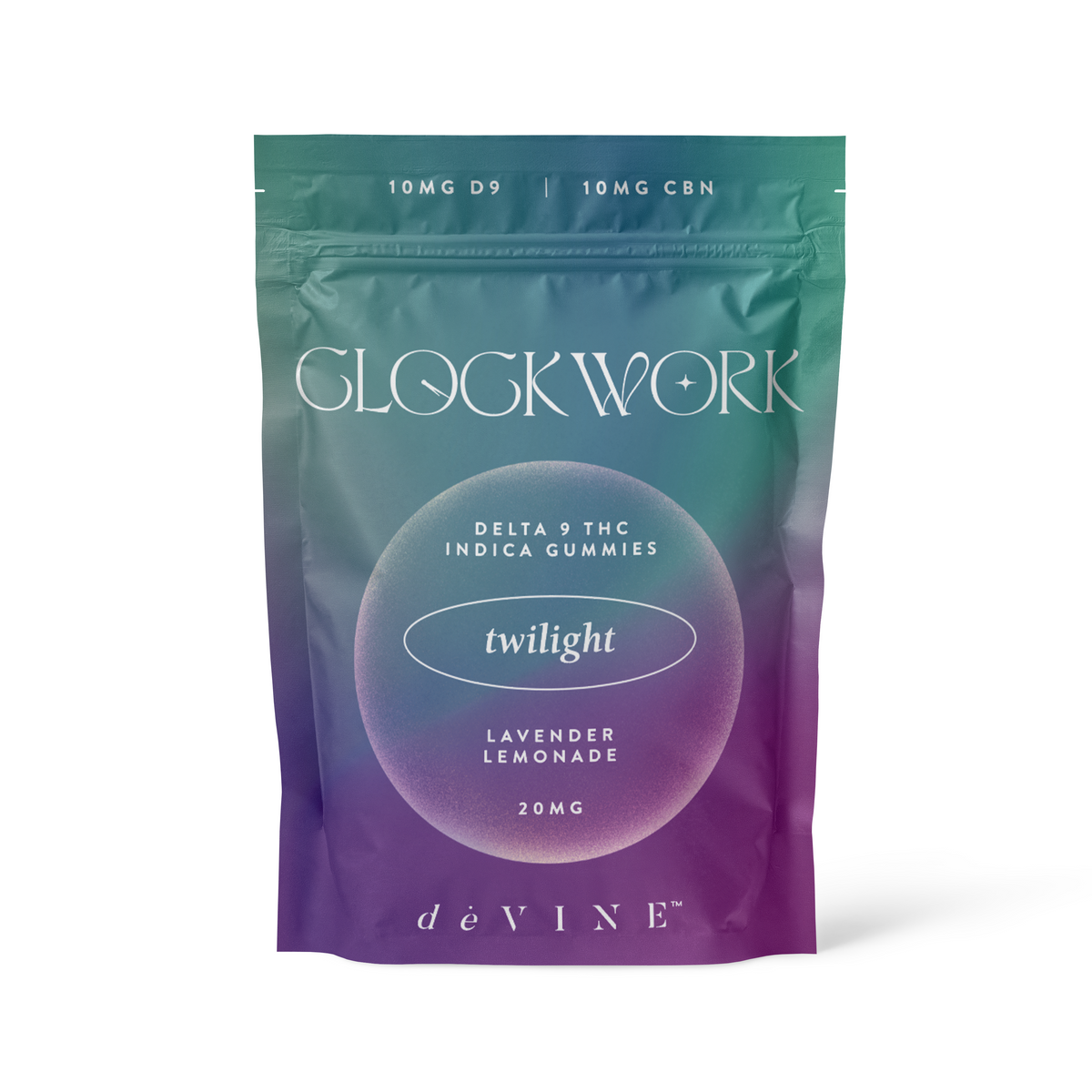 Clockwork- Twilight Indica ∆9 Gummies – devine