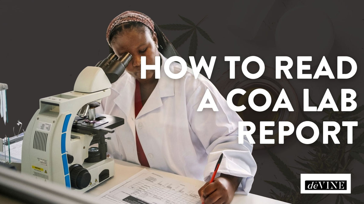 How to Read a COA Lab Report