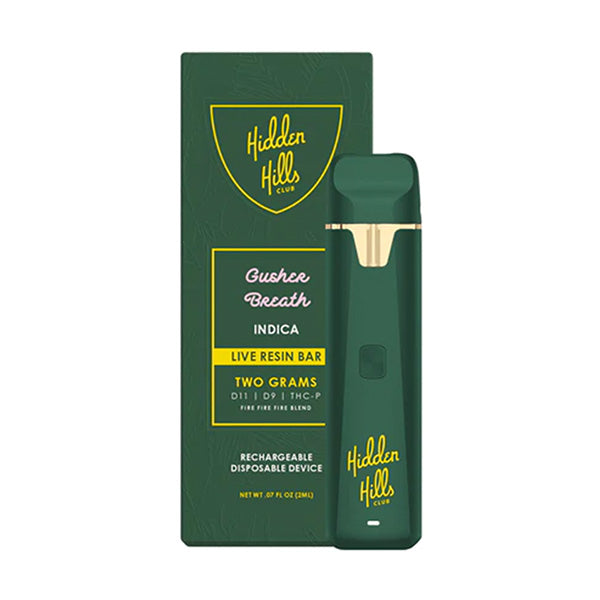 Hidden Hills Live Resin THC Disposable Vape | 2G Blend