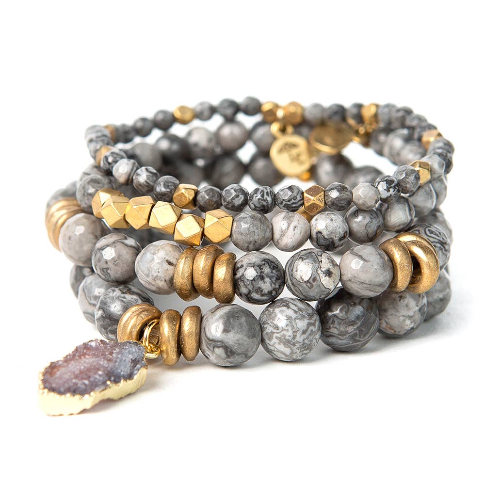 Jasper Bracelet Stack - devine