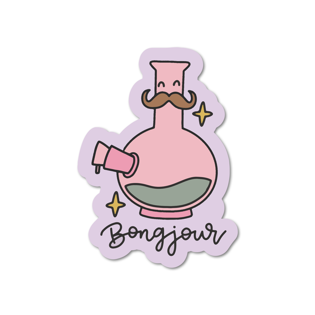 Bongjour Water Pipe Sticker
